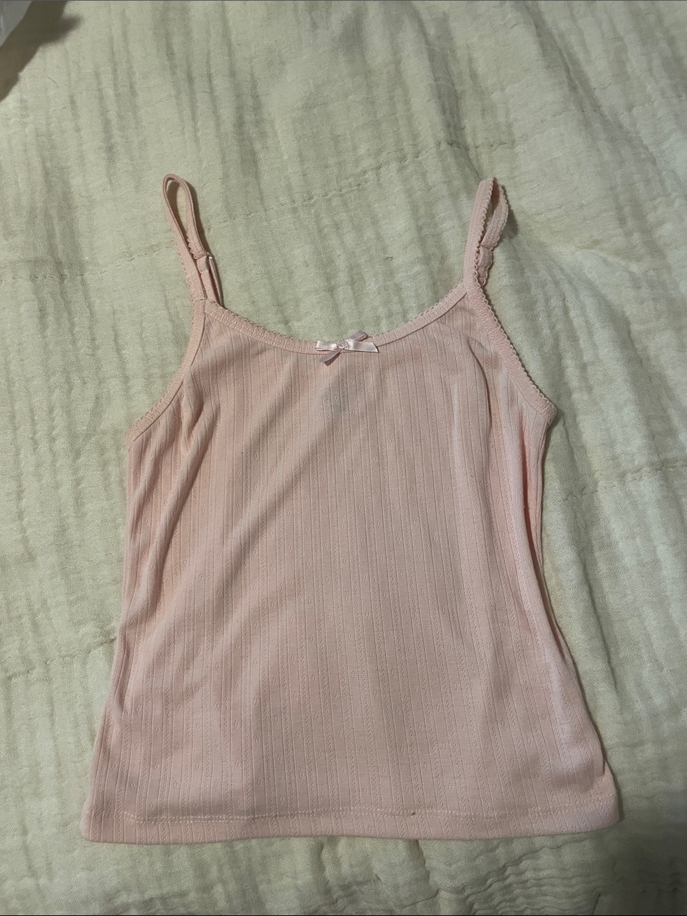 Light pink tank top